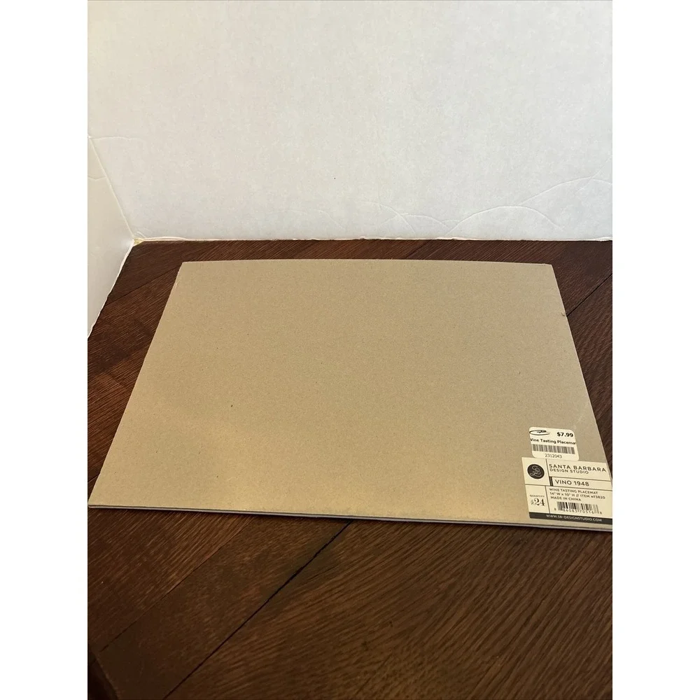 Santa Barbara Design Studio VINO 1948 Wine Tasting Placemats 24-Count Paper
